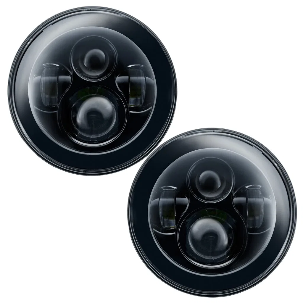 5769-001 – ORACLE LIGHT Headlight Assembly, LED Bulb Sealed Beam White Halo Set Of 2 7 Inch Round With Plug And Play ...